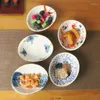 Bowls Ceramic Shaped Handheld Dishes High Beauty Japanese Cuisine Handpainted Cold Irregular El Tableware
