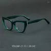 Sonnenbrille Est Premium Frauen Acetat Bold Frame Brillen Weibliche Mode Cat Eye Linsen Presbyopie Fertige Lesebrille 1,5 2,5