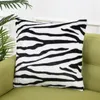 Kudde dekorativ kudde en sida leopard zebra tryck kvadratkudde soffa lounge dekorativ kudde inklusive djurens heminredning 231101