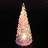 Christmas Decorations Tree Ornaments Holiday Festival Gift RGB Colorful LED Lights Decoration With Night Light