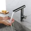 Rubinetti per lavandino del bagno Pistola interamente in rame Lavabo grigio Bidet Piscina Rubinetto universale rotante e freddo Semplicità moderna