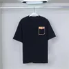 2023 Luksusowa marka hurtowa odzież moda męska wzorca wzór T-koszule czarne mody mężczyźni kobiety krótkie koszulki s-2xl