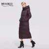 Womens Down Parkas MIEGOFCE Winter Women Outwear Parka Super Long Warm And Windproof Zipper Cotton Coat With StandUp Collar Jackets D21679 231101