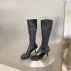 miui chaussure douce meilleure qualité fraîche et épicée orteil fille serrage le genou mince talon hauts show short toe toe toe cool bottes été