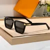 Óculos de sol de luxo para mulheres homens verão 1975 designer anti-ultravioleta retro placa moda quadrado acetato quadro completo passarela estilo ao ar livre uv400 óculos caixa aleatória