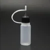 Bouteille d'aiguille Bouteille d'aiguille en plastique pour liquide avec embout de capuchon coloré 5 ml 10 ml 15 ml 20 ml 30 ml 50 ml Bouteille vide Voptw