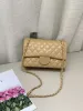Top designer women handbag custom brand tote Womens leather gold chain crossbody black white pink cattle shoulder clutch famous brand