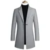 Mannen Wol Blends Mannen Lange Winterjassen Kasjmier Trenchcoats Hoge Kwaliteit Mannelijke Business Casual 4XL 231102