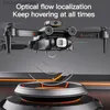 Drones Novo P12 Mini Drone Evitar Obstáculos 4K 8K Câmera HD Posicionamento de Fluxo Óptico Fotografia Aérea RC Quadcopter Kid Toy Presente Q231102