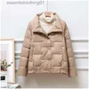 Women's Down Parkas 2023 New Winter and Autumn Down Jacket Women's Coat for Women Minimalism Light Ytterkläder Fe Chinese and Korean Down Coat L231102