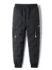 Męskie spodnie 80% biała kaczka w dół wyściełaną zagęszcza zimowe ciepło w dół spodnie męskie joggery sportowe dresowe spusty termiczne spusty j231102