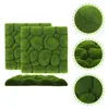 Fleurs décoratives 3 pcs Green Mur Decor Plantes Flower Arrange