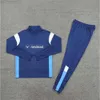 QQQ8 23/24 Trascksuit 남자와 어린이 세트 축구 축구 훈련 소송 2023/2024 Alexis Om Survetement Maillot Foot Chandal