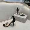 Maisel 100mm Stiletto Heels Sandals Sky-High Sheel Shoes for Women Summer Summer Designer Party Party Party Resident