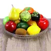 Party Decoration Fruit Po Props Education Display Creative Gift Plastic Artificial Home Wedding Showcase Decorations (Banana) Fruits