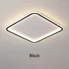 Ceiling Lights Nordic Modern LED Light For Living Room Bedroom Gold White Ultra-thin Round Ring Hanging Lamp Fixture Home Decor