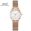 Orologi da donna FNGEEN Orologio da donna di marca Moda Orologio al quarzo color oro rosa Orologio da polso con cinturino in maglia Femme Movimento giapponese Relogio Feminino 231102