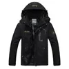 Men's Jackets Men's Autumn Jackets Plush Fleece Winter Parka Men Windbreak Plus Velvet Thick Warm Black Fur Coat Male Hooded Anorak Waterproof 231102