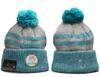 Miami Beanie Mia Beanies Sox La NY North American Baseball Side Patch Wool Wool Cappello per maglieria Pom Caps A9