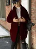 Frauen Pelz 2023 Herbst Faux Mantel Frauen Warme Teddy Jacke Winter Flauschige Strickjacke Plüsch Jacken Für