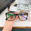 Projektantka mody damskiej okulary przeciwsłoneczne Diamentowy znak artystyczny na zwykłą twarz krótkowzroczność obiektywu rama ol czarna firma