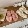 Slippers Comwarm Leuke Strik Slipper Vier Seizoenen Thuis Linnen Schoenen Voor Vrouwen Mode Huis Meisje Zoete Slippers Indoor Mute Platte 231101