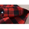 Kids Shirts VIDMID Boys shirts for Girls British Plaid child Shirts kids school Blouse red tops clothes Kids Children plaid 12 years 6010 01 230331