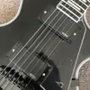 Custom Shop, hergestellt in China, hochwertige E-Gitarre, Bundbindung, schwarzer Tonabnehmer, schwarze Hardware, kostenloser Versand