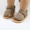 Sandales Blotona Est Bébé Filles Garçons PU Cuir Flexible Antidérapant Chaussures Plates D'été Pour Casual Quotidien