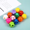 3,5 CM Dekompression Fußball Spielzeug Mini Sport Fidget Bälle Fingerspitze Fußball Sensorischen Finger Stress Relief Rotierenden Spinner Kinder Spielzeug geschenk