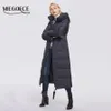 Womens Down Parkas MIEGOFCE Winter Women Outwear Parka Super Long Warm And Windproof Zipper Cotton Coat With StandUp Collar Jackets D21679 231101