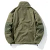 Herrtröjor Autumn Fleece Shake Pullover Youth Par Solid Lam Lamb Coat