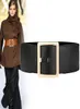 Grande taille Corset ceinture dames robe ceintures pour femmes élastique Cummerbunds large concepteur Cinturon Mujer Stretch Vintage grand Cintos 2201206145