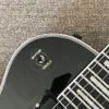 Custom Shop, hergestellt in China, hochwertige E-Gitarre, Bundbindung, schwarzer Tonabnehmer, schwarze Hardware, kostenloser Versand