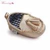 First Walkers Moccasin Toddler Prewalker Shoes Baby Boy Girl PU Tassel Penderant in pelle 1