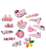 Grampos de cabelo crianças jóias crianças acessórios bonitos menina princesa dos desenhos animados animal headwear bebê pino beleza moda