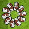 Andere golfproducten 10 stuks Golf Iron Covers Set Golfkoffer PU lederen hoes Wrap Sokken Golfclub hoofdhoezen voor Club Display Dames Heren Oefening 231101