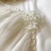 Beddengoed sets romantische elegante kanten set 1200TC Egyptische katoen Frans vintage bruiloft dekbedovertrek plat/gemonteerd laken kussensloop