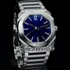 HSF Octo Solotempo Finissimo 102856 Automatik Herrenuhr Blaues Ziffernblatt Edelstahlarmband 42mm Herren Neu Uhren TWBV Timezonewatch Z03