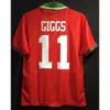 Qqq8 Retro Wales Giggs voetbalshirts 95 96 Hughes Saunders Rush Boden Speed Meille Hartson Vintage klassiek voetbalshirt goedkoop