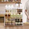 Kitchen Storage Multi-Layer Shelf Organizer Multifunctional Household Countertop Spice Oil Salt Sauce Vinegar Rack Spices