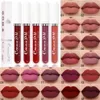 Cmaadu Matte Liquid Lipstick Light 18 Kolory Wodoodporny naturalny długotrwałe obchodowe obchody Makeup Makeup Makeup