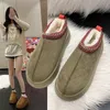 Stövlar Leisure Cotton Shoes Snow Boots For Women Winter Tillägg av sammet Varm tjock botten Bao -huvud för att bära ullskor 231102