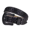 Belts Western Punk s For Women Man High Quality Bling Diamond Crystal Studded Belt Jeans Cowboy Cowgirl 231101