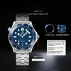 Wristwatches Original JHLU Automatic Watch Mens Mechanical Waterproof Ceramic Ring Luminous Sports Diving 231101