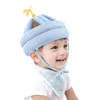 Kuddar baby hjälm skyddande säkerhet bebis spädbarn huvud bomullsskydd hattar barn mössa antikollision sele capacete infantil 230331