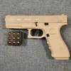 Automatisk skalutkastning Pistol Laserversion Toy Gun Blaster Model Props For Adults Kids Outdoor Games41