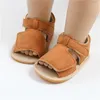 Sandales Blotona Est Bébé Filles Garçons PU Cuir Flexible Antidérapant Chaussures Plates D'été Pour Casual Quotidien