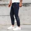 Jeans para hombres 2023 coreano lavado para hombre largo delgado ajuste hip hop streetwear pantalones de mezclilla de gran tamaño elástico vintage hombre