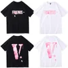 VLONE Marke bedruckte Hemden Männer und Frauen O-Ausschnitt Lässige T-Shirts Klassischer Modetrend für einfache Straßen-HIP-HOP-Baumwollpullover